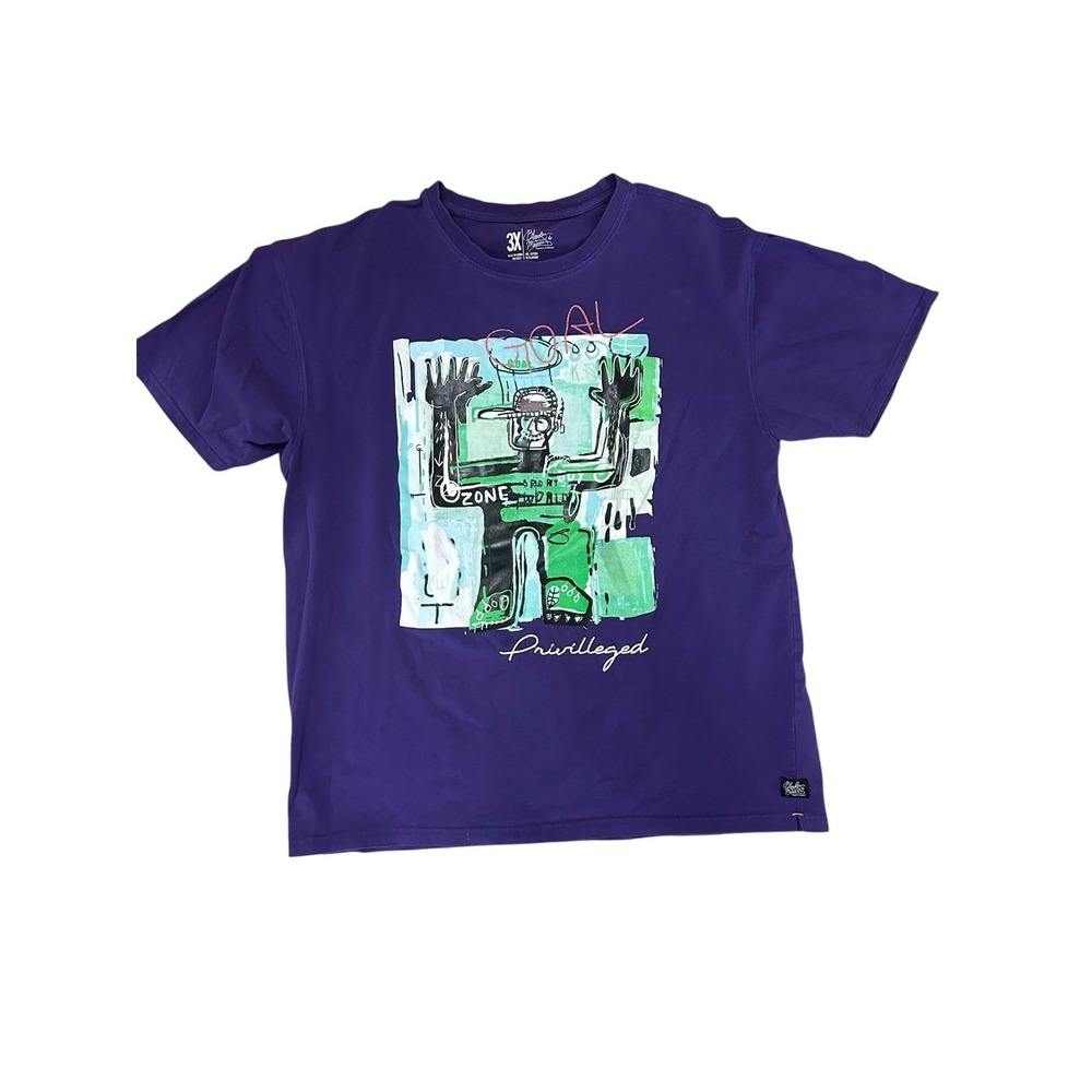 Bleecker & Mercer "Privileged" Graphic T-Shirt Mens 3X